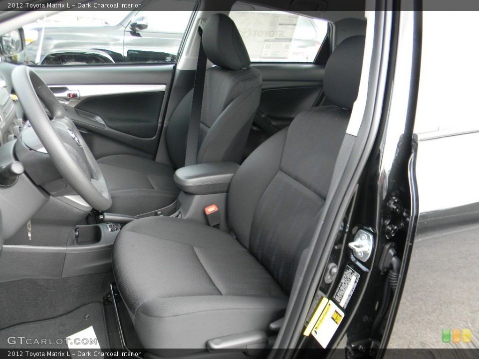 Dark Charcoal Interior Photo for the 2012 Toyota Matrix L #59994908