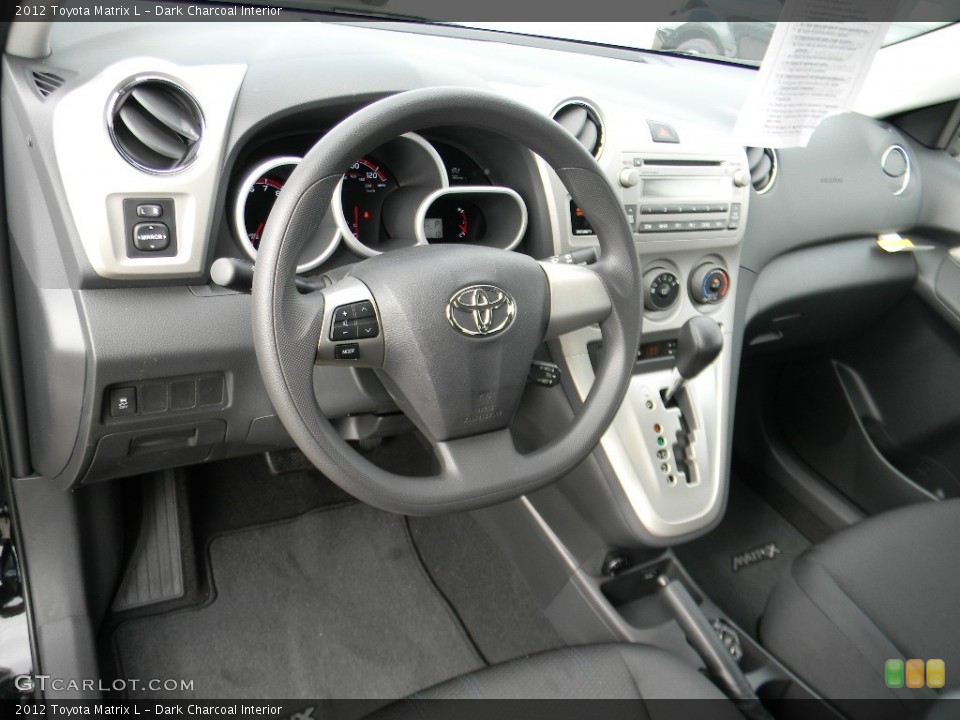 Dark Charcoal Interior Dashboard for the 2012 Toyota Matrix L #59994917