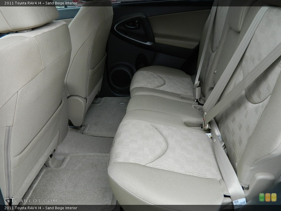 Sand Beige Interior Rear Seat for the 2011 Toyota RAV4 I4 #59995307