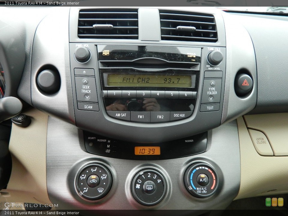 Sand Beige Interior Controls for the 2011 Toyota RAV4 I4 #59995340