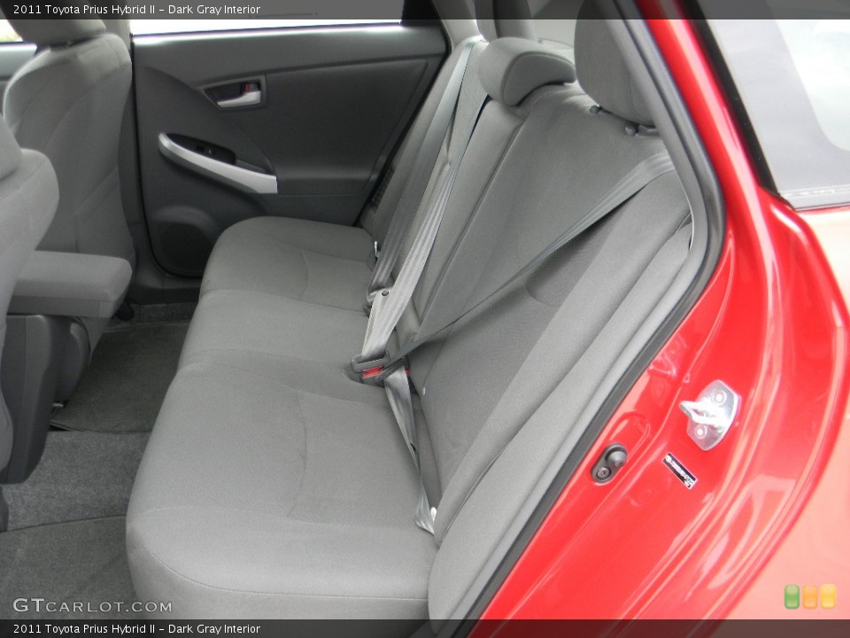 Dark Gray Interior Rear Seat for the 2011 Toyota Prius Hybrid II #59995820