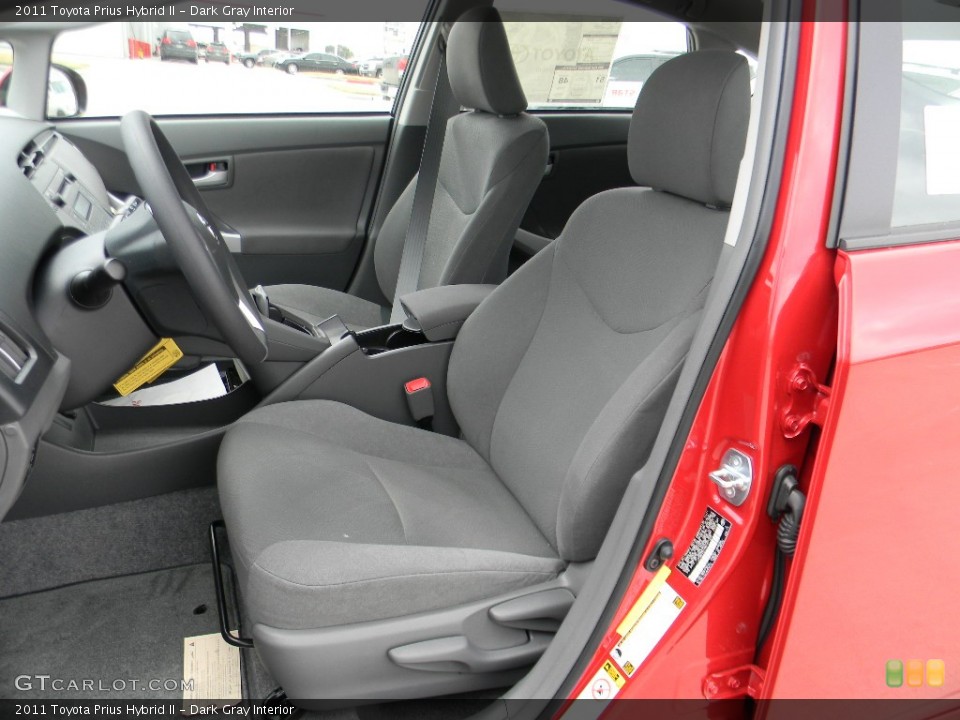 Dark Gray Interior Front Seat for the 2011 Toyota Prius Hybrid II #59995829