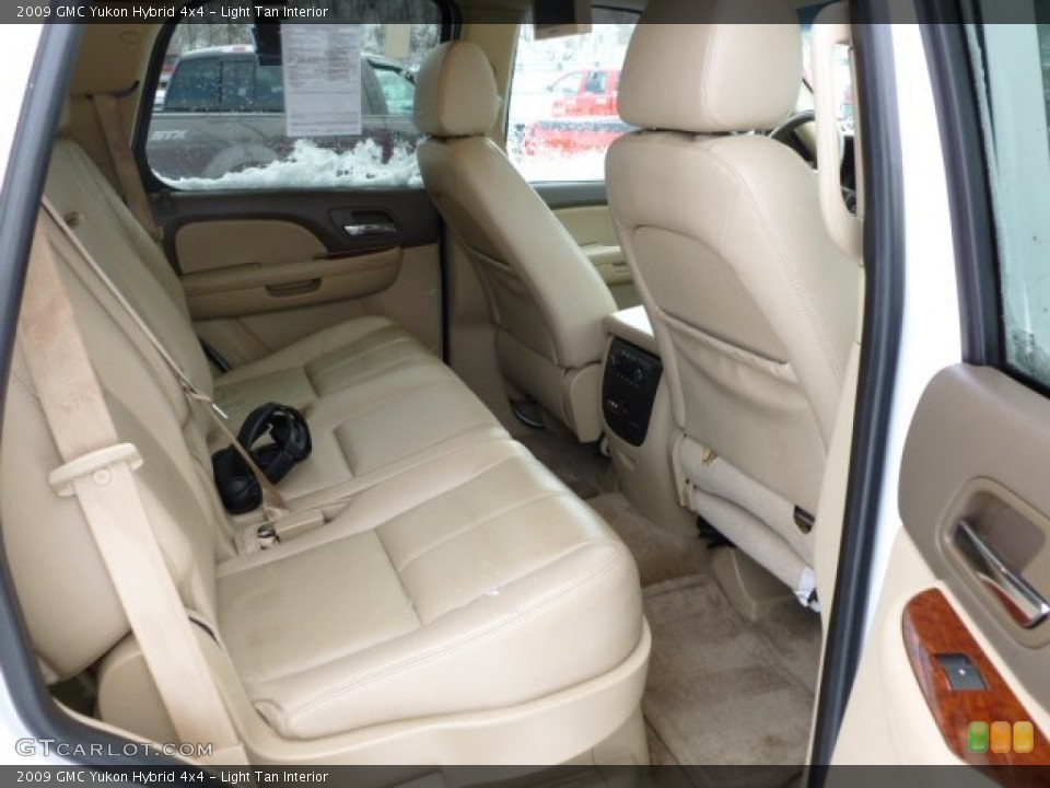 Light Tan Interior Rear Seat for the 2009 GMC Yukon Hybrid 4x4 #59995943
