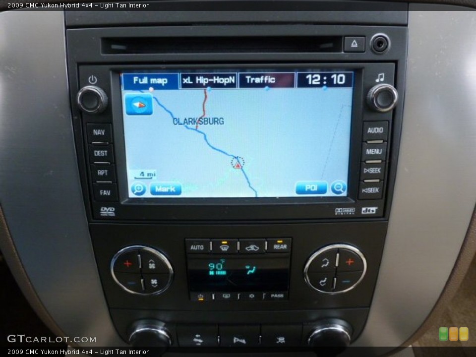 Light Tan Interior Navigation for the 2009 GMC Yukon Hybrid 4x4 #59995991