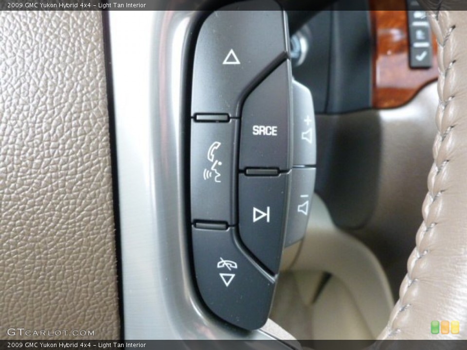 Light Tan Interior Controls for the 2009 GMC Yukon Hybrid 4x4 #59996006