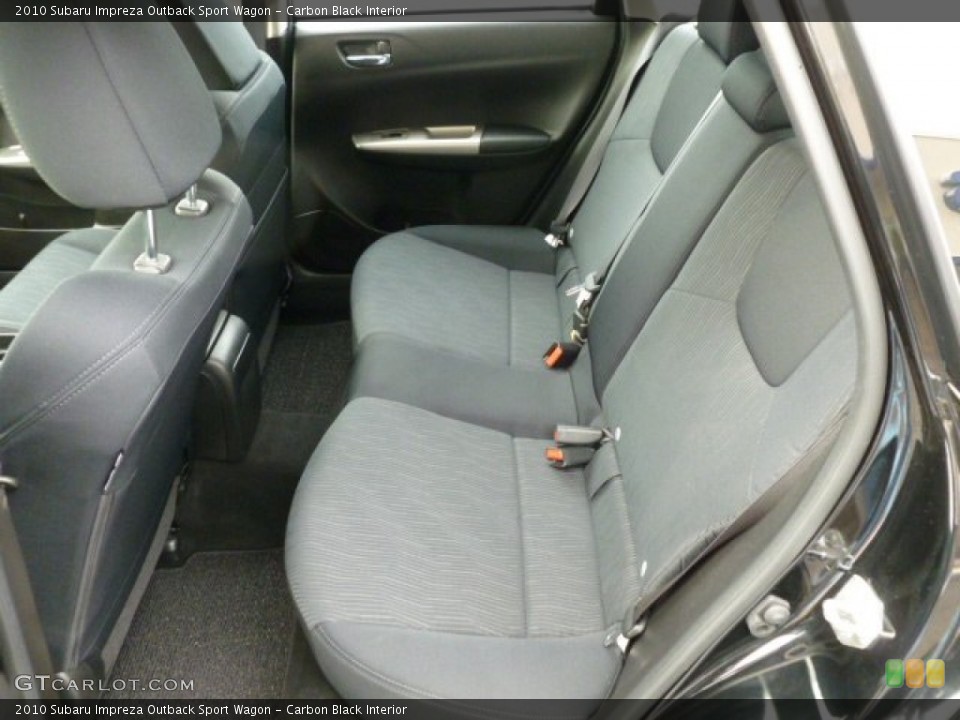 Carbon Black Interior Rear Seat for the 2010 Subaru Impreza Outback Sport Wagon #59996523