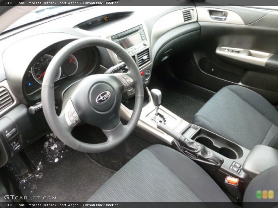 Carbon Black Interior Photo for the 2010 Subaru Impreza Outback Sport Wagon #59996553