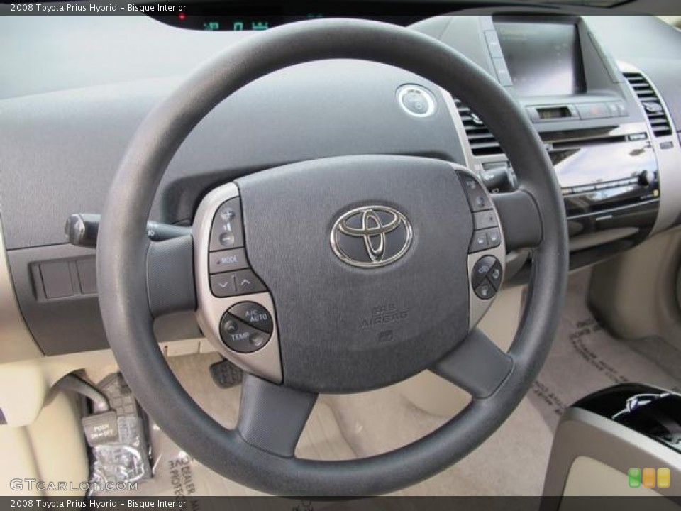 Bisque Interior Steering Wheel for the 2008 Toyota Prius Hybrid #59996836