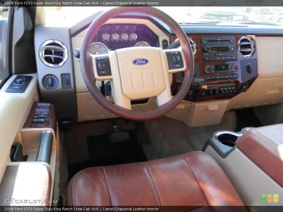 Camel/Chaparral Leather Interior Photo for the 2008 Ford F250 Super Duty King Ranch Crew Cab 4x4 #59997341