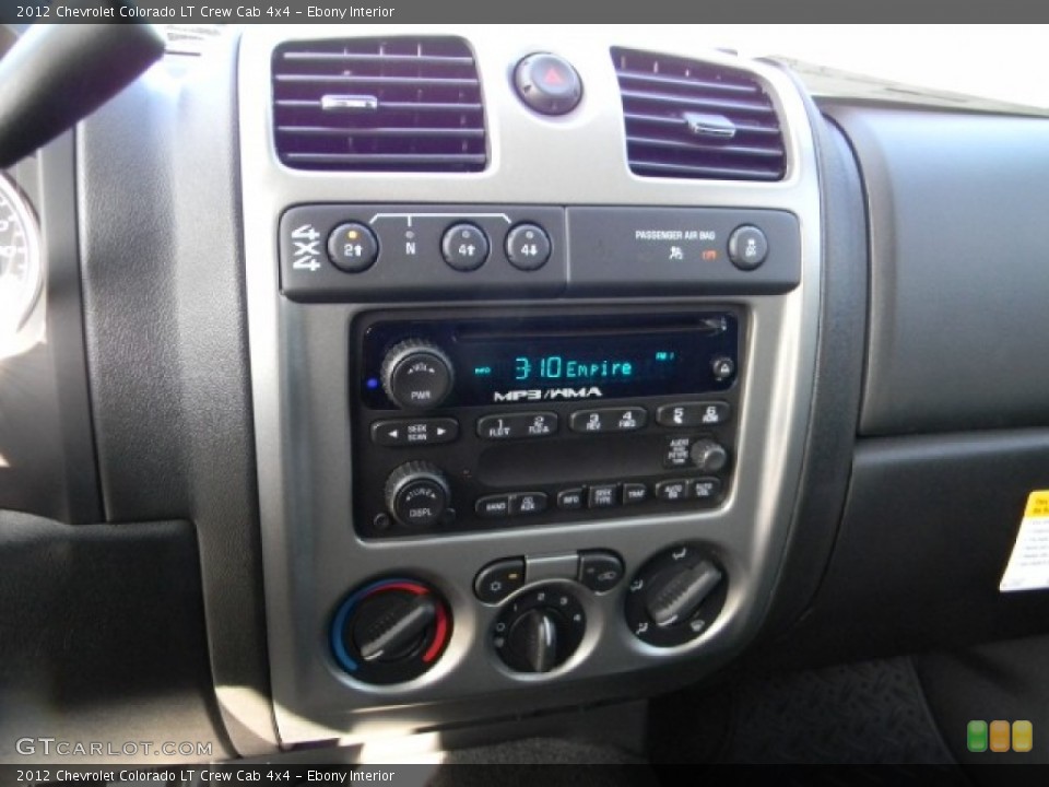 Ebony Interior Audio System for the 2012 Chevrolet Colorado LT Crew Cab 4x4 #59999780