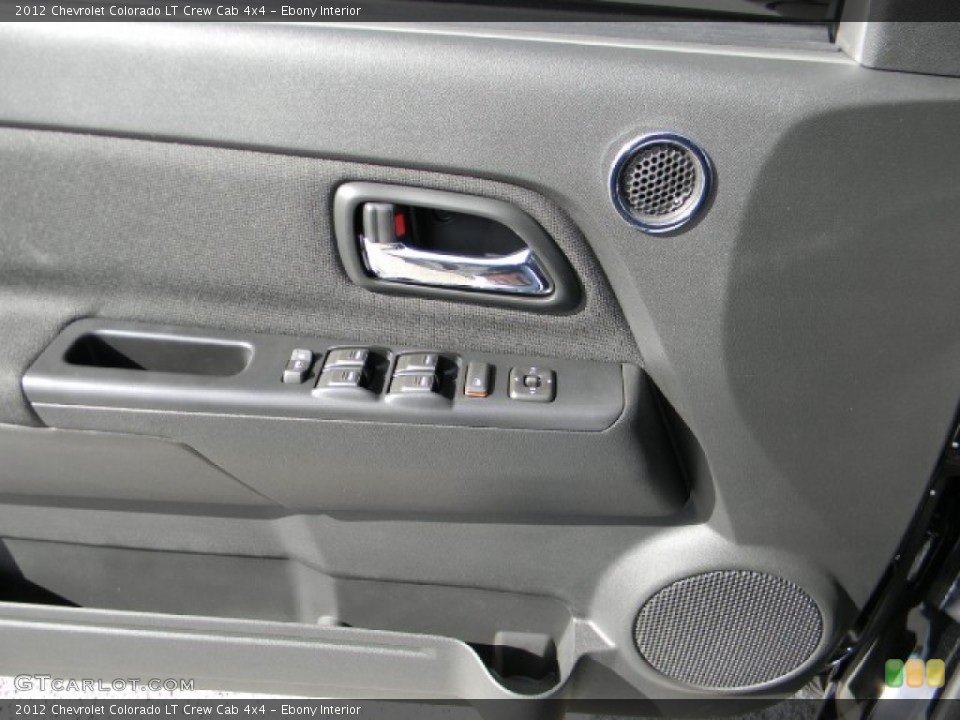 Ebony Interior Door Panel for the 2012 Chevrolet Colorado LT Crew Cab 4x4 #59999797
