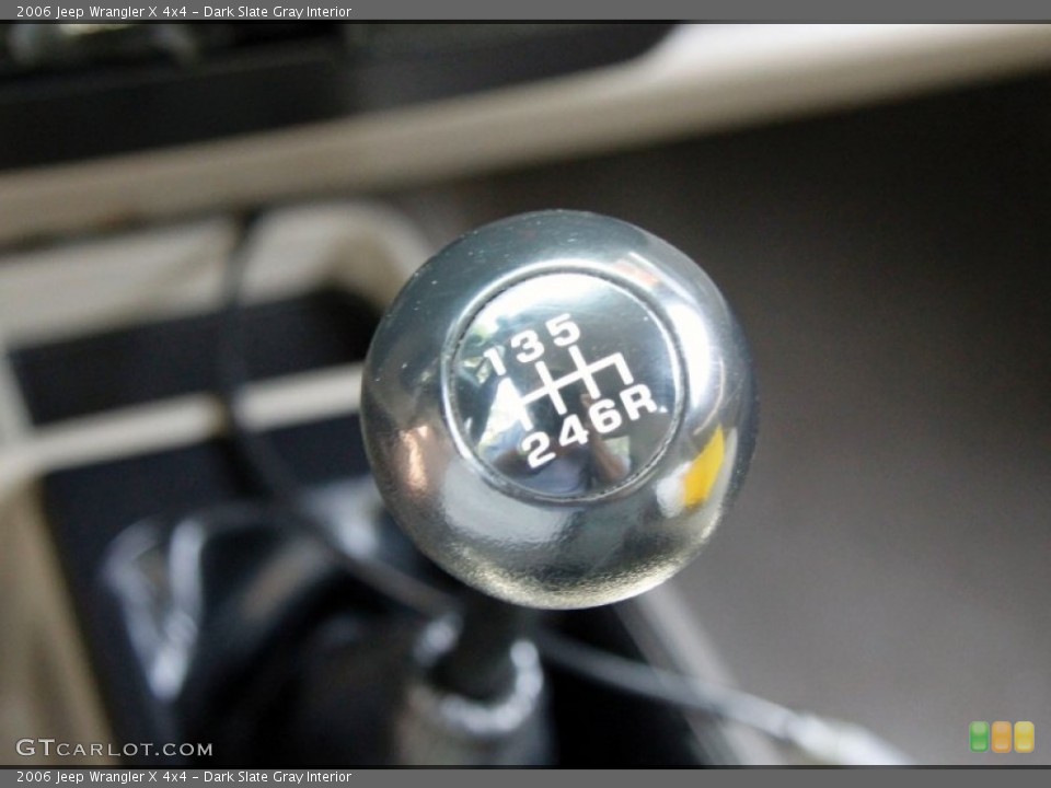 Dark Slate Gray Interior Transmission for the 2006 Jeep Wrangler X 4x4 #60000230