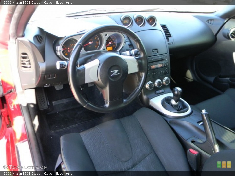 Carbon Black Interior Photo for the 2006 Nissan 350Z Coupe #60001862