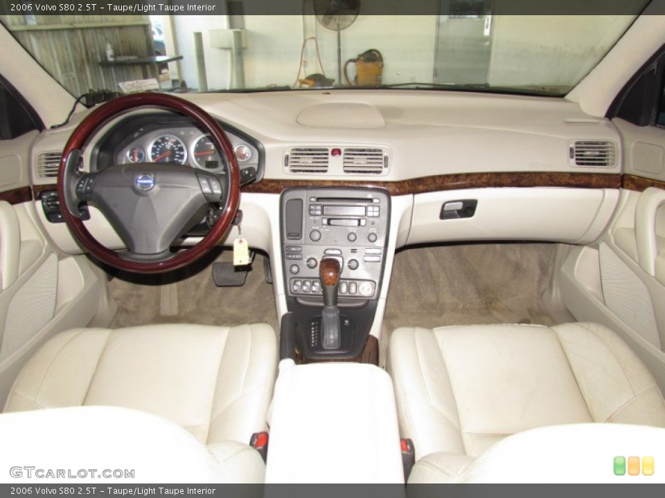 Taupe/Light Taupe Interior Dashboard for the 2006 Volvo S80 2.5T #60002171