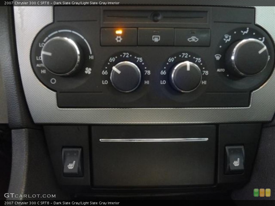 Dark Slate Gray/Light Slate Gray Interior Controls for the 2007 Chrysler 300 C SRT8 #60002765