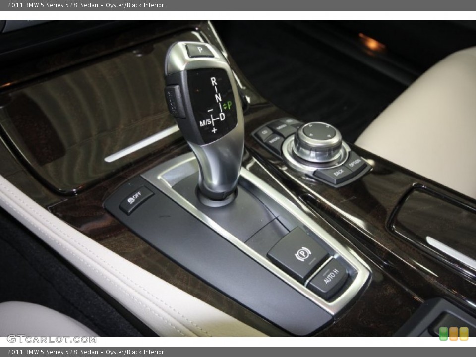 Oyster/Black Interior Transmission for the 2011 BMW 5 Series 528i Sedan #60003401