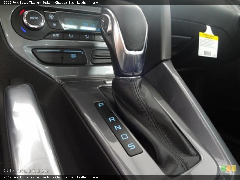 Charcoal Black Leather Interior Transmission for the 2012 Ford Focus Titanium Sedan #60004226