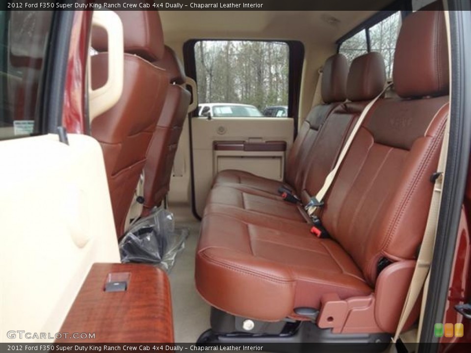 Chaparral Leather Interior Photo for the 2012 Ford F350 Super Duty King Ranch Crew Cab 4x4 Dually #60005531