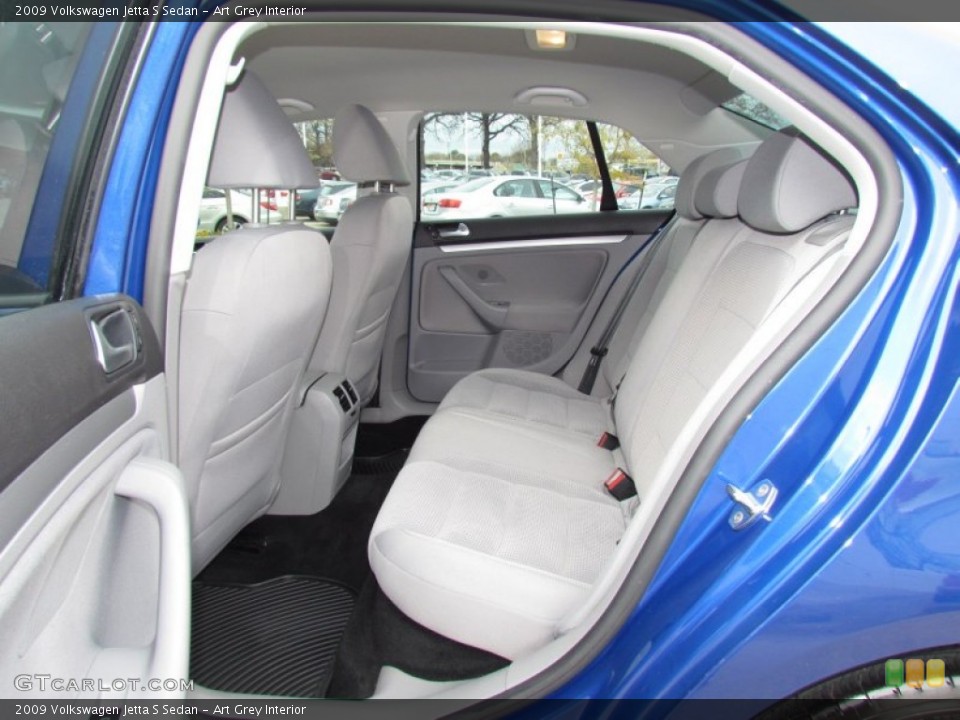 Art Grey Interior Rear Seat for the 2009 Volkswagen Jetta S Sedan #60008066