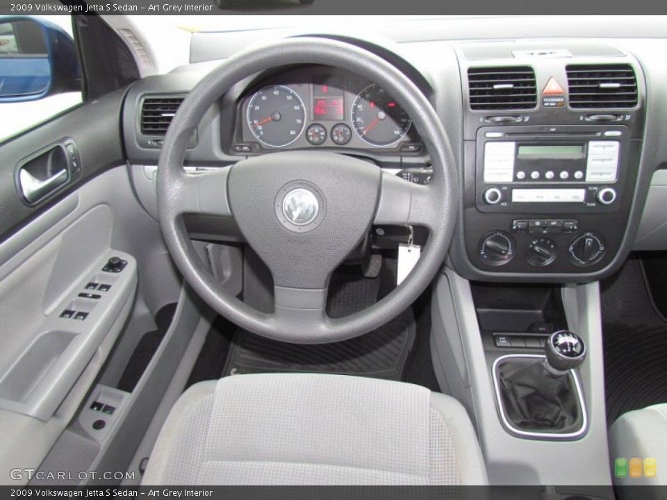 Art Grey Interior Dashboard for the 2009 Volkswagen Jetta S Sedan #60008081