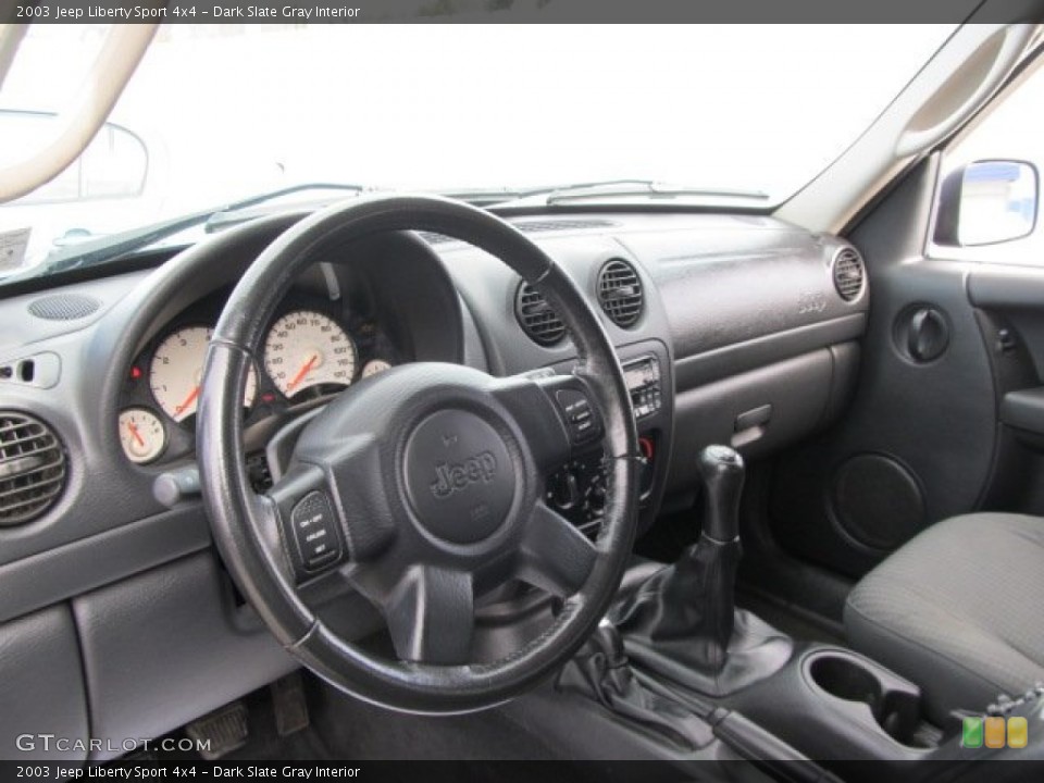 Dark Slate Gray Interior Photo for the 2003 Jeep Liberty Sport 4x4 #60010239