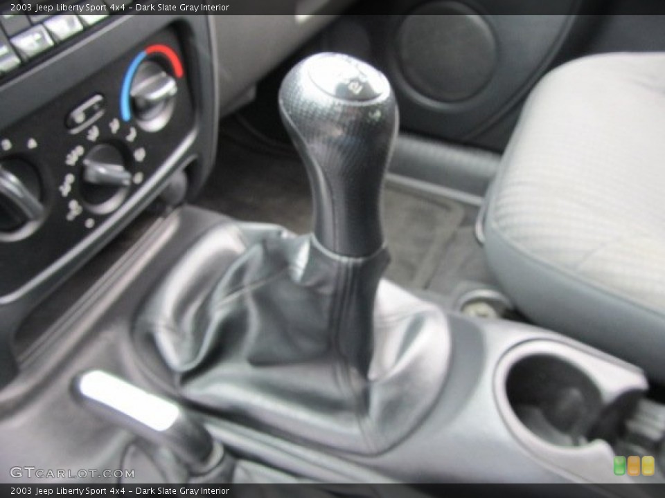 Dark Slate Gray Interior Transmission for the 2003 Jeep Liberty Sport 4x4 #60010255