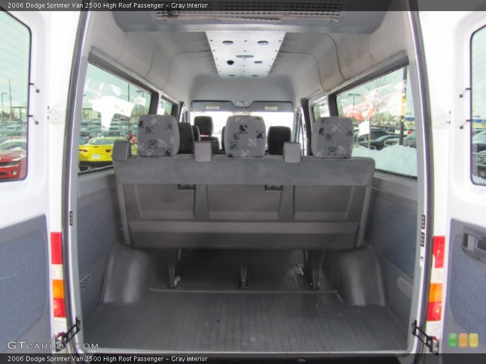 Gray Interior Trunk for the 2006 Dodge Sprinter Van 2500 High Roof Passenger #60010552