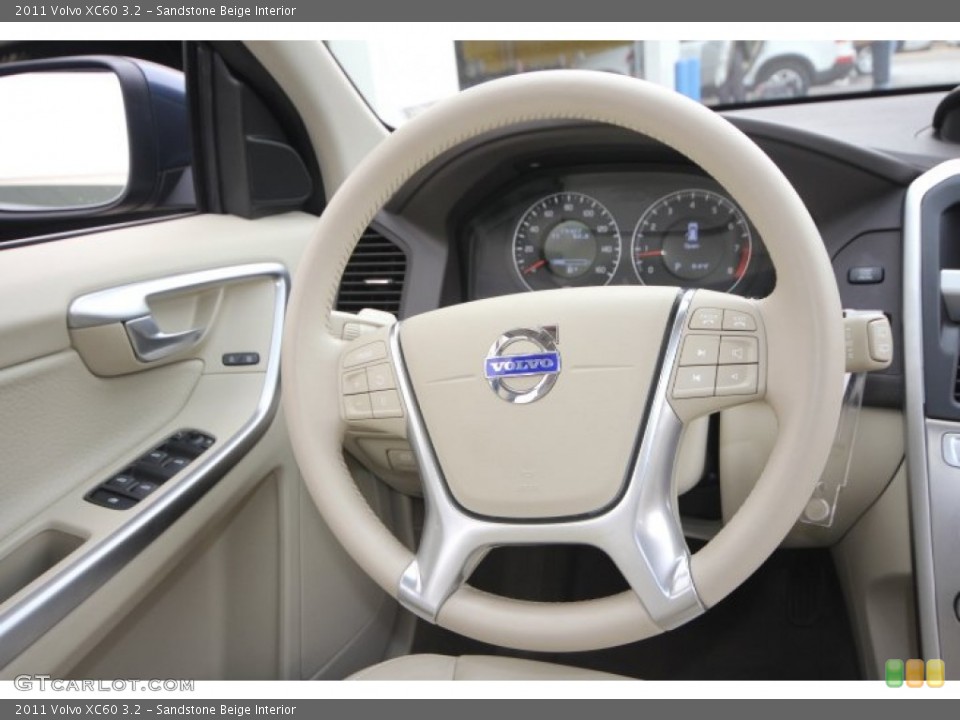 Sandstone Beige Interior Steering Wheel for the 2011 Volvo XC60 3.2 #60011815