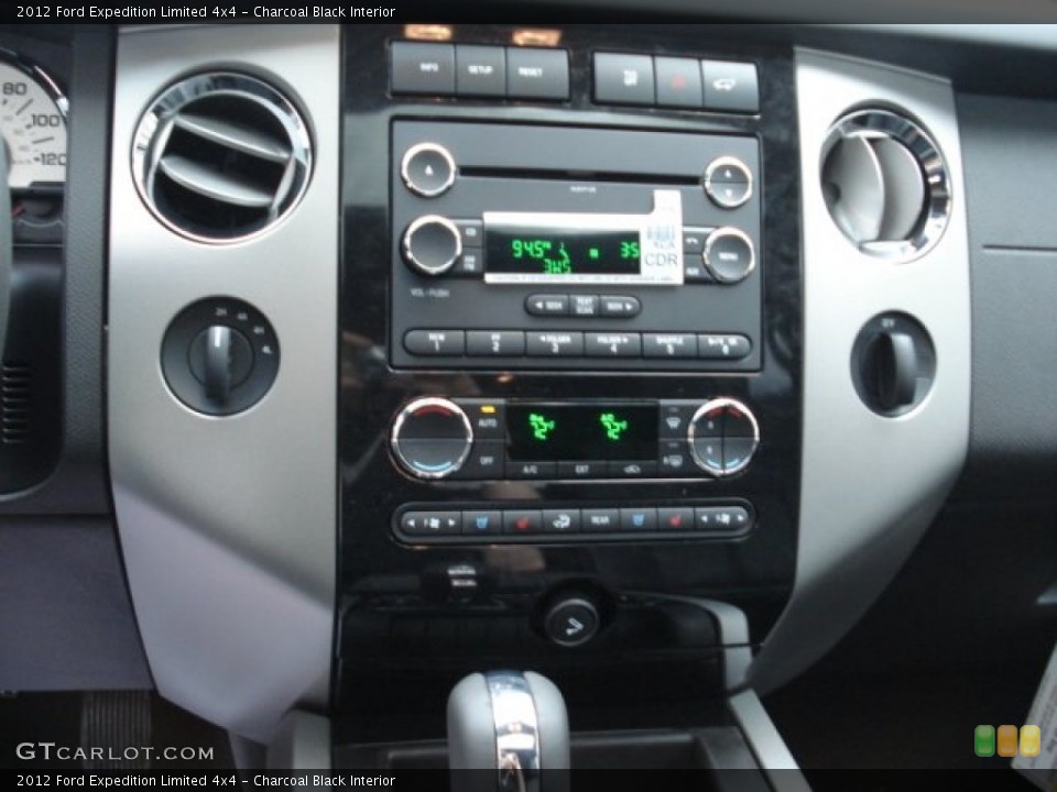 Charcoal Black Interior Controls for the 2012 Ford Expedition Limited 4x4 #60012289