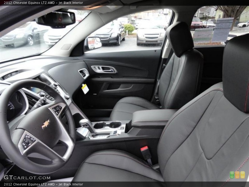 Jet Black Interior Photo for the 2012 Chevrolet Equinox LTZ AWD #60013339