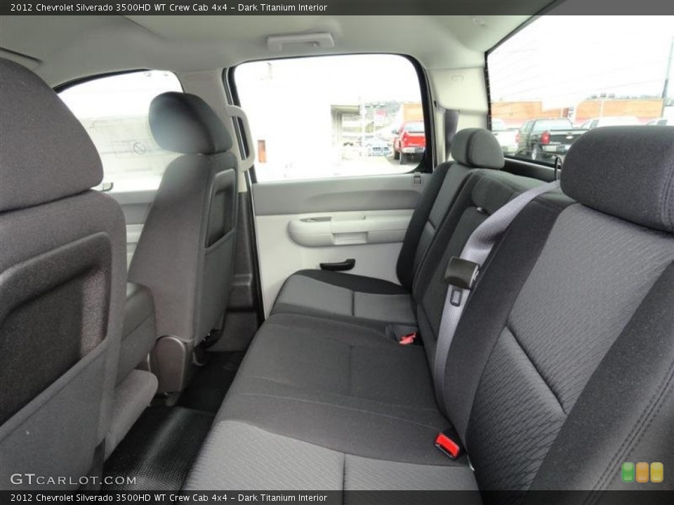 Dark Titanium Interior Photo for the 2012 Chevrolet Silverado 3500HD WT Crew Cab 4x4 #60013916