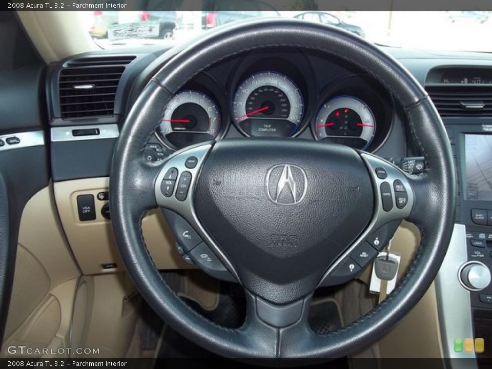 Parchment Interior Steering Wheel for the 2008 Acura TL 3.2 #60014746