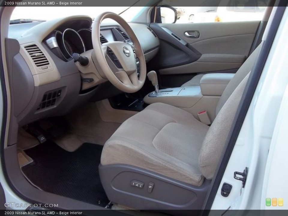 Beige Interior Photo for the 2009 Nissan Murano SL AWD #60015786