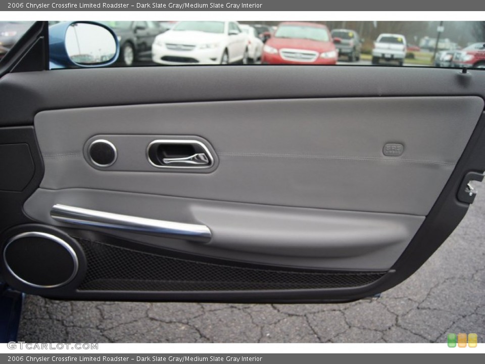 Dark Slate Gray/Medium Slate Gray Interior Door Panel for the 2006 Chrysler Crossfire Limited Roadster #60016318