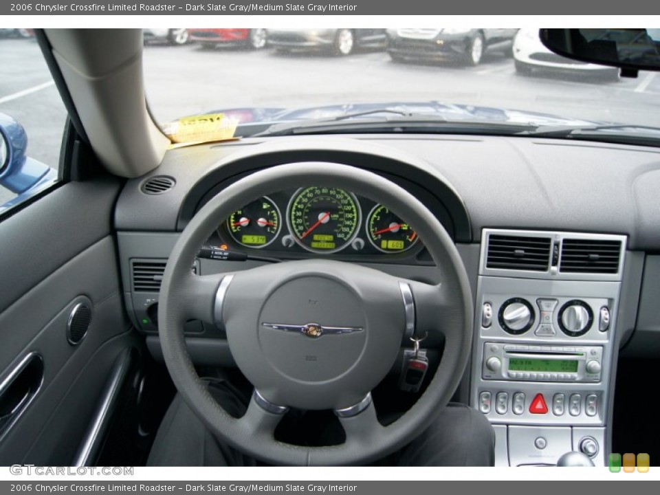Dark Slate Gray/Medium Slate Gray Interior Dashboard for the 2006 Chrysler Crossfire Limited Roadster #60016390
