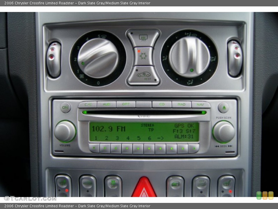 Dark Slate Gray/Medium Slate Gray Interior Audio System for the 2006 Chrysler Crossfire Limited Roadster #60016408