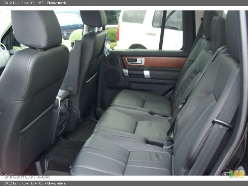 Ebony Interior Rear Seat for the 2012 Land Rover LR4 HSE #60016438