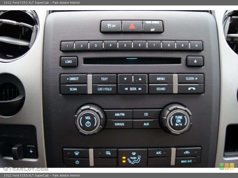 Pale Adobe Interior Controls for the 2012 Ford F150 XLT SuperCab #60016711