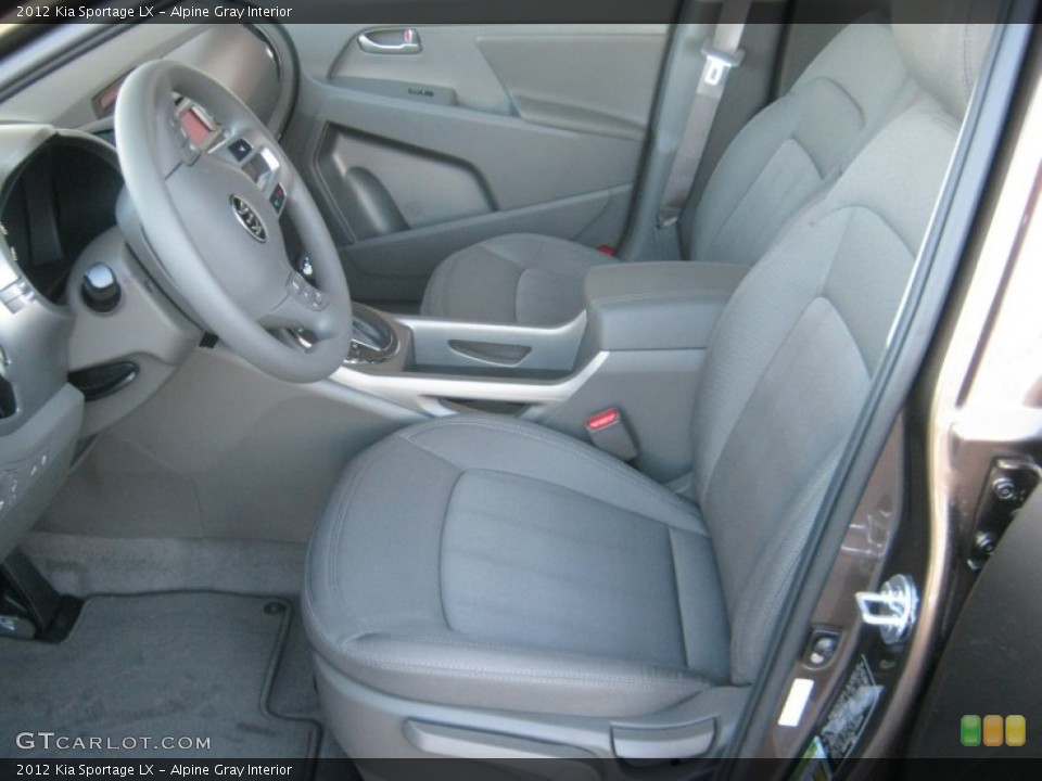 Alpine Gray Interior Front Seat for the 2012 Kia Sportage LX #60017285