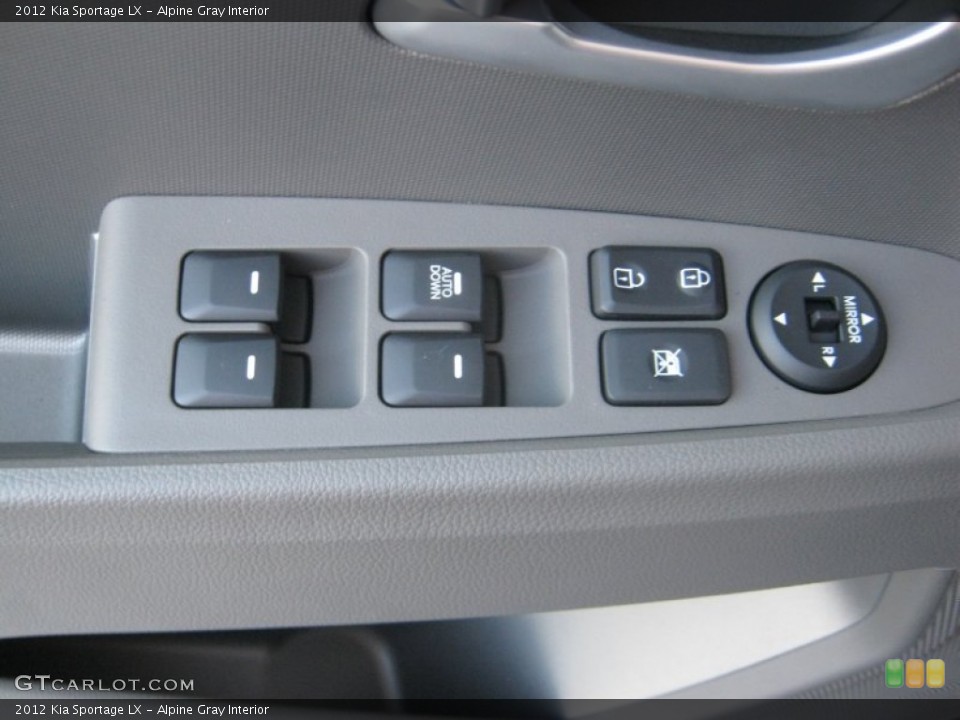 Alpine Gray Interior Controls for the 2012 Kia Sportage LX #60017312