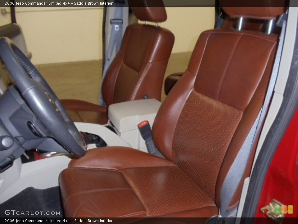 Saddle Brown Interior Front Seat for the 2006 Jeep Commander Limited 4x4 #60017371