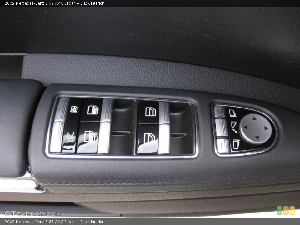 Black Interior Controls for the 2009 Mercedes-Benz S 63 AMG Sedan #60018890
