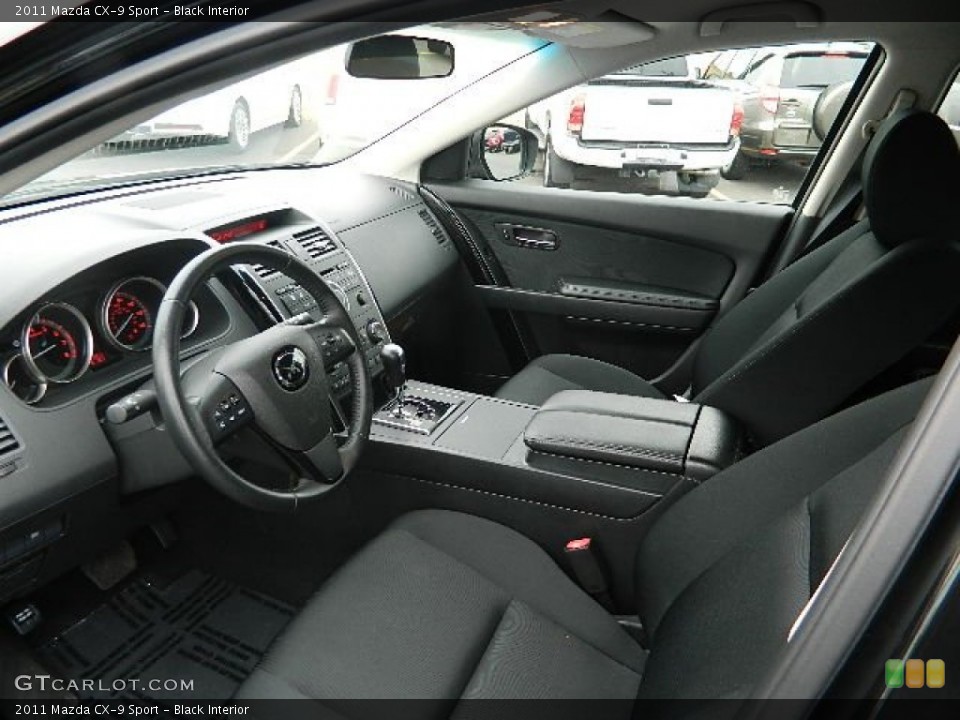 Black Interior Photo for the 2011 Mazda CX-9 Sport #60019005