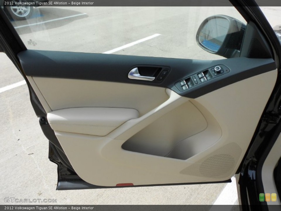 Beige Interior Door Panel for the 2012 Volkswagen Tiguan SE 4Motion #60019526