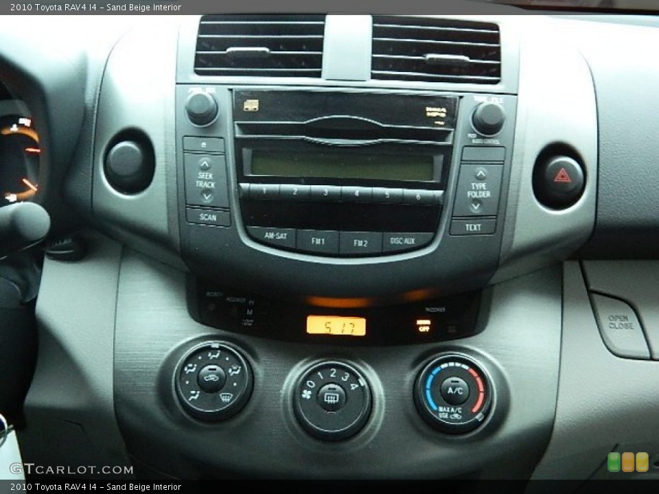 Sand Beige Interior Controls for the 2010 Toyota RAV4 I4 #60021932