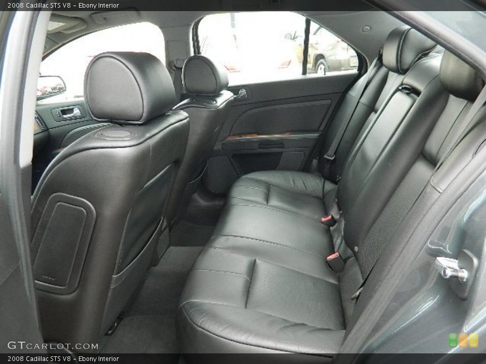 Ebony Interior Photo for the 2008 Cadillac STS V8 #60022718