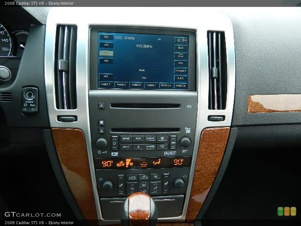 Ebony Interior Controls for the 2008 Cadillac STS V8 #60022754