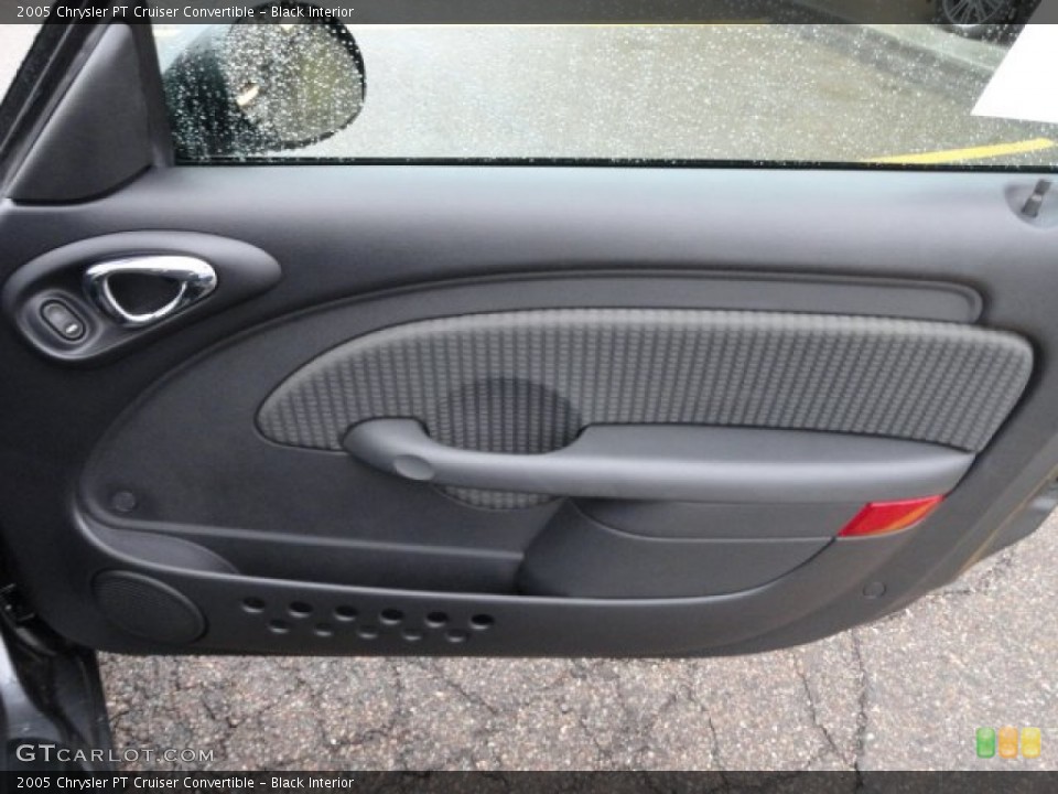 Black Interior Door Panel for the 2005 Chrysler PT Cruiser Convertible #60023219