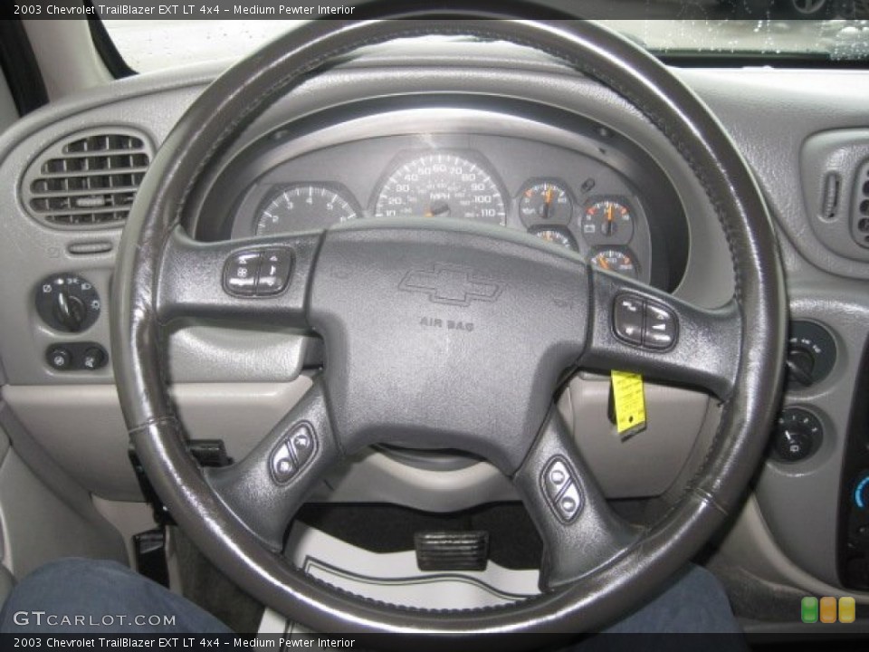 Medium Pewter Interior Steering Wheel for the 2003 Chevrolet TrailBlazer EXT LT 4x4 #60025739