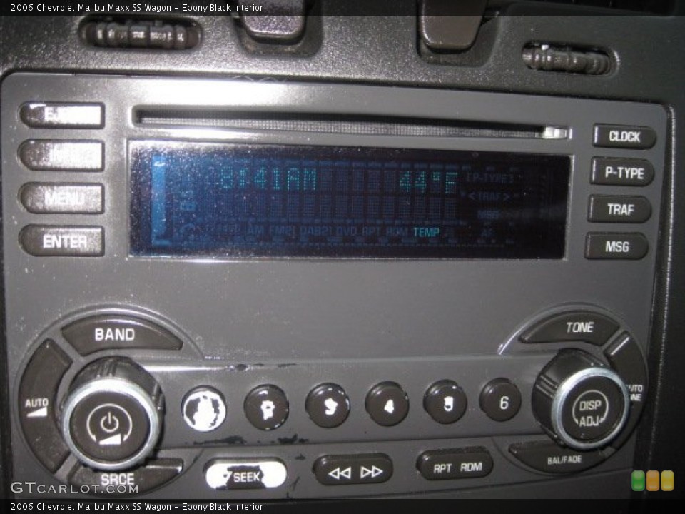 Ebony Black Interior Audio System for the 2006 Chevrolet Malibu Maxx SS Wagon #60026042